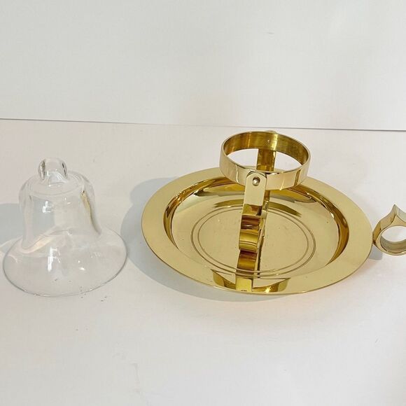 PartyLite  nautical bell Brass Candle holder - Picture 5 of 6